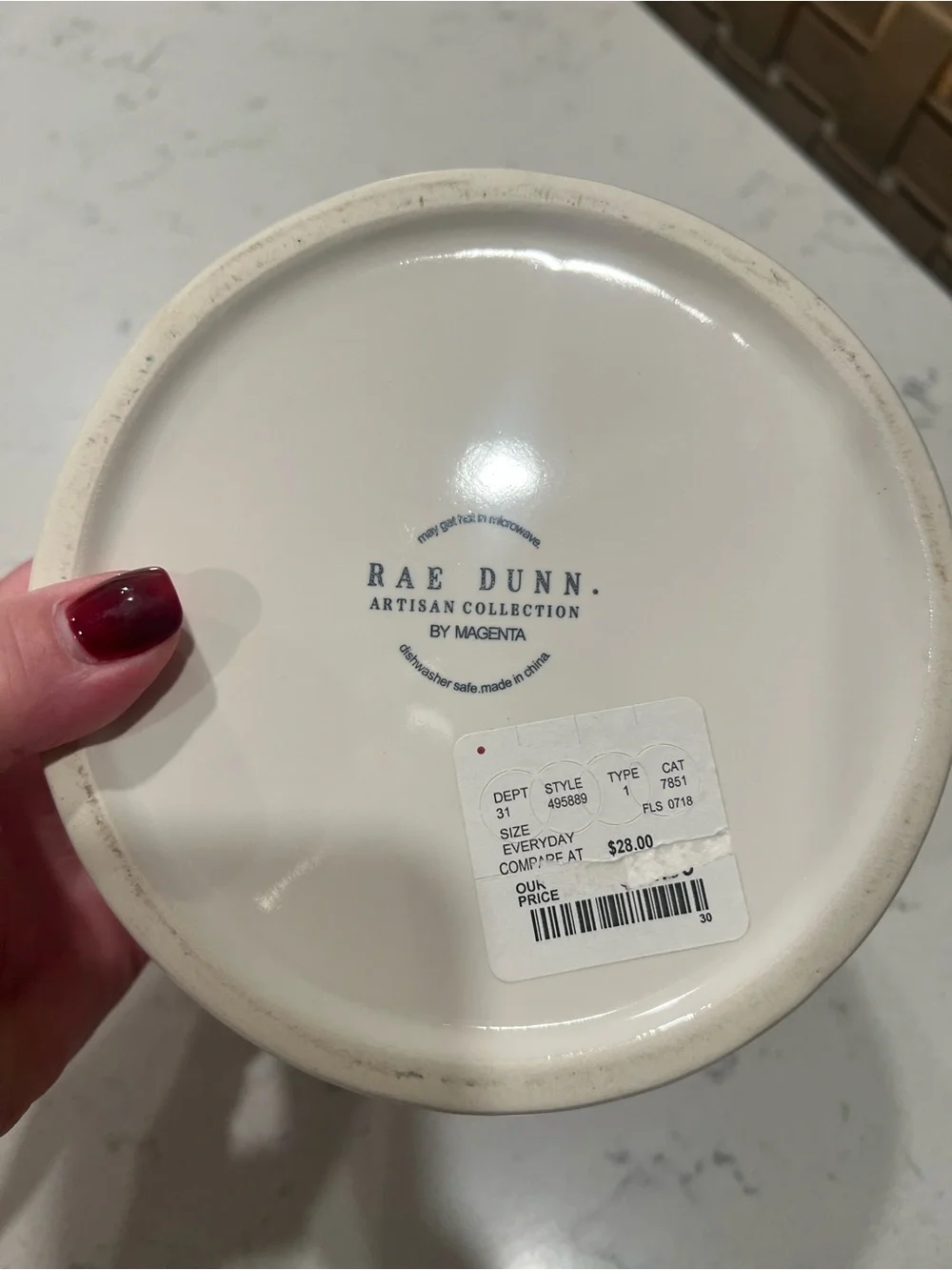 NWT Rae Dunn Ceramic Hold Canister